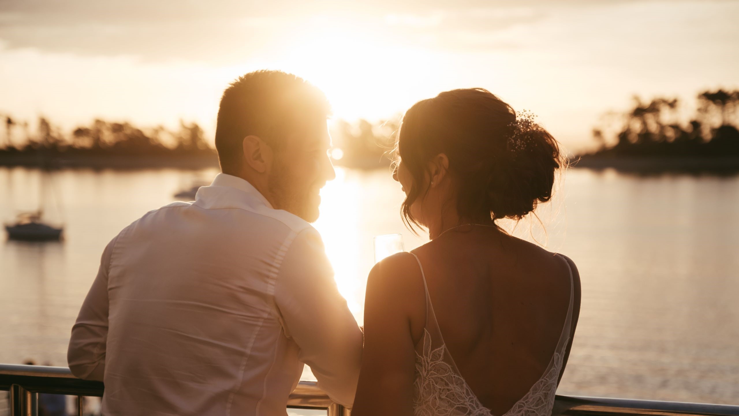 Sunset wedding venue for hire on the waterfront in Nelson, NZ