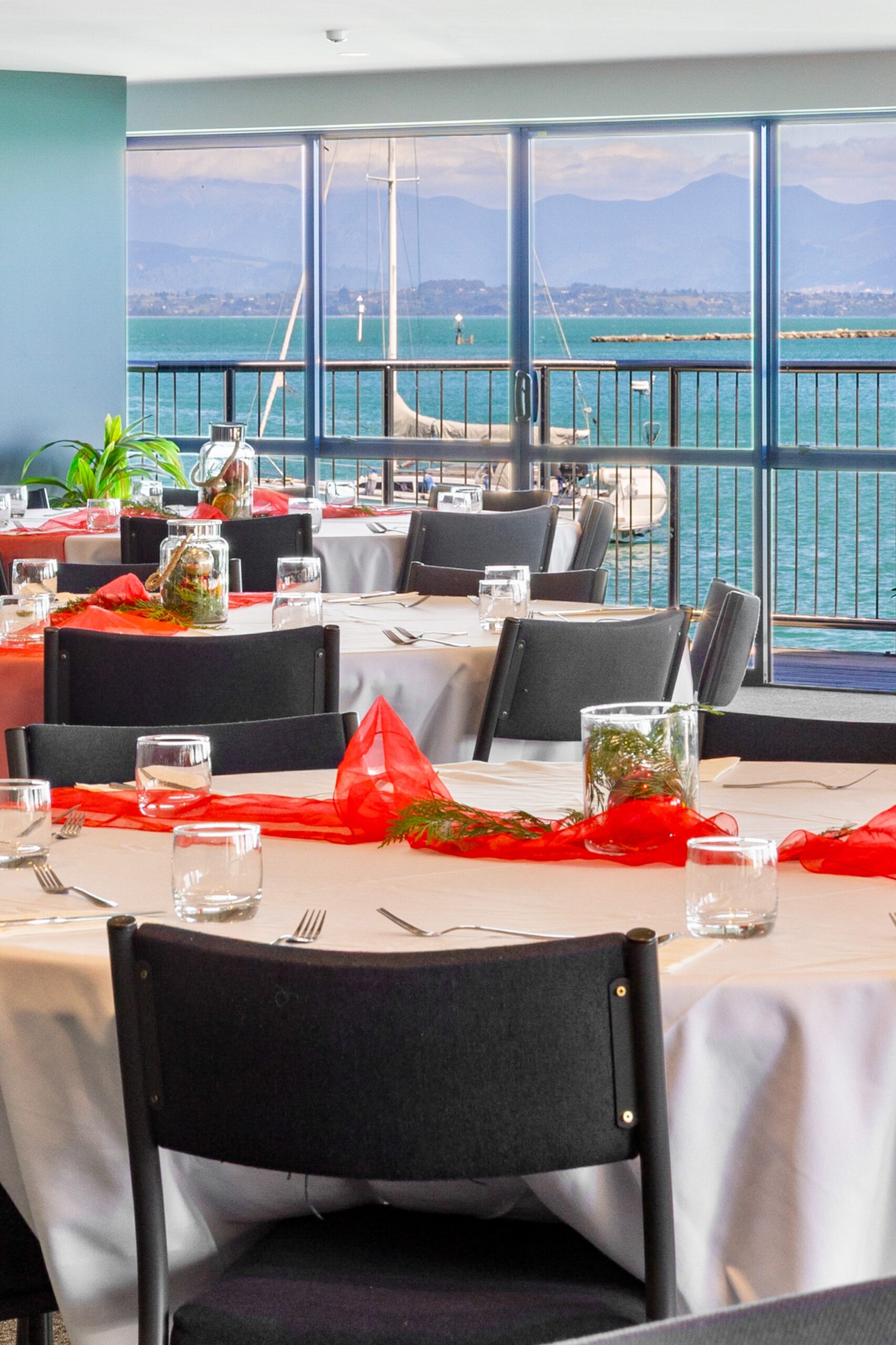 End of year function or Christmas Party in Nelson waterfront venue